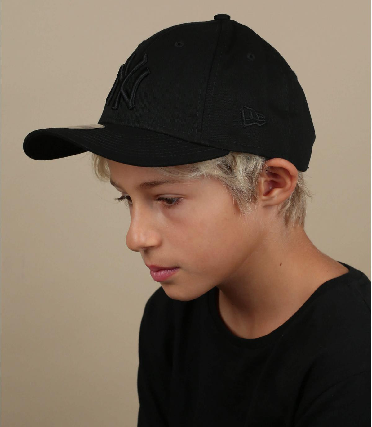 Kinder Cap NY schwarz Cap Kids NY League Ess  9Forty black black